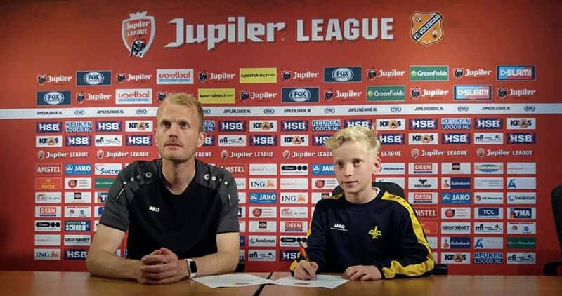Thomas Heijnen straalt van geluk bij FC Volendam
