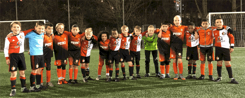 Unieke ervaring JO O9 tegen Feyenoord