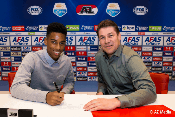 Robin Lathouwers tekent profcontract bij AZ
