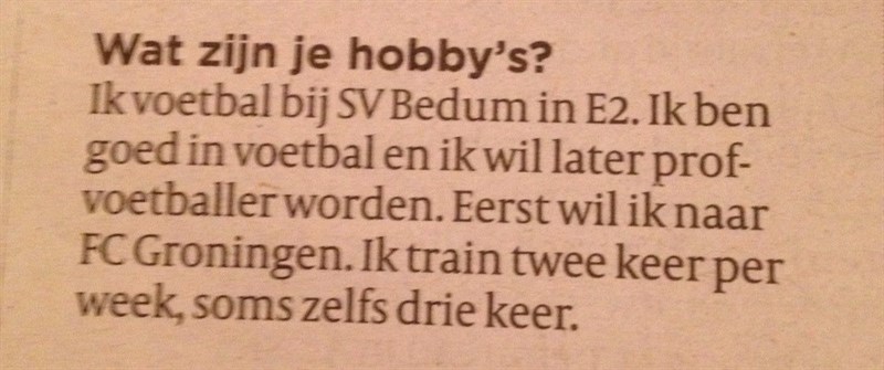 Jonger Oranje op zoek naar voetbaltalent Roy Leicester