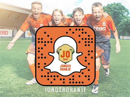 Jonger Oranje start met populaire sociale medium Snapchat