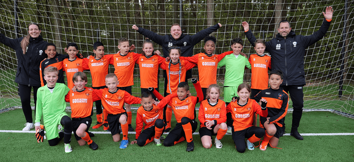 Teamfoto Jonger Oranje – PSV – 24 april 2024
