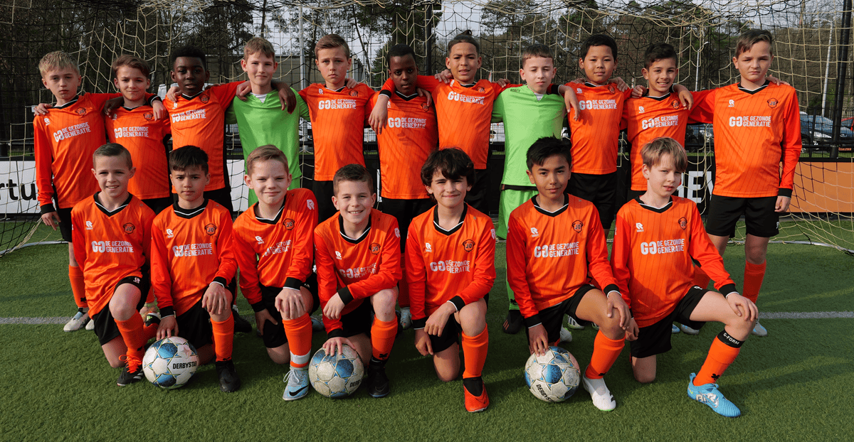Teamfoto Jonger Oranje – Vitesse