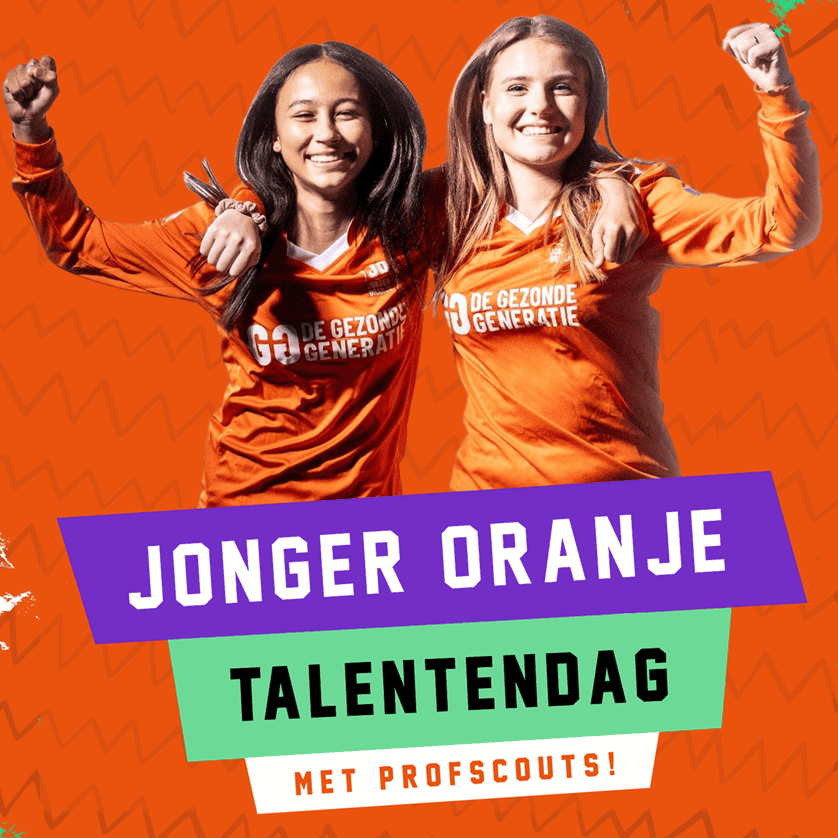 Visual Jonger Oranje Talentendag Meiden