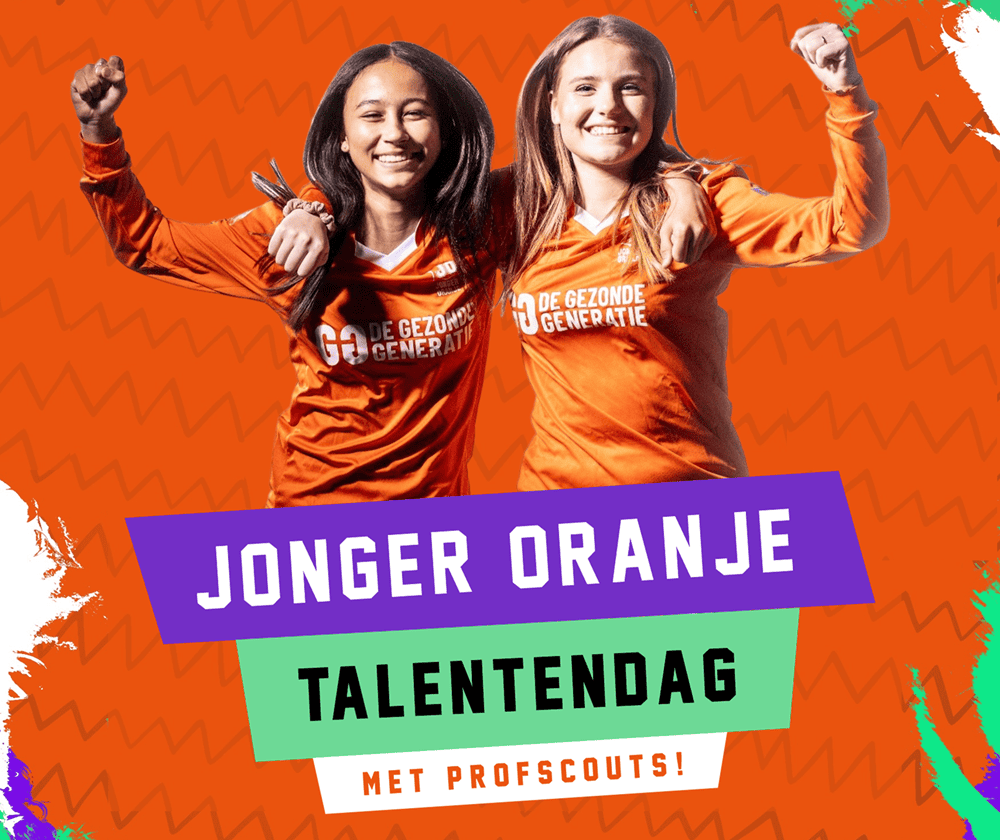 Visual Jonger Oranje Talentendag Meiden