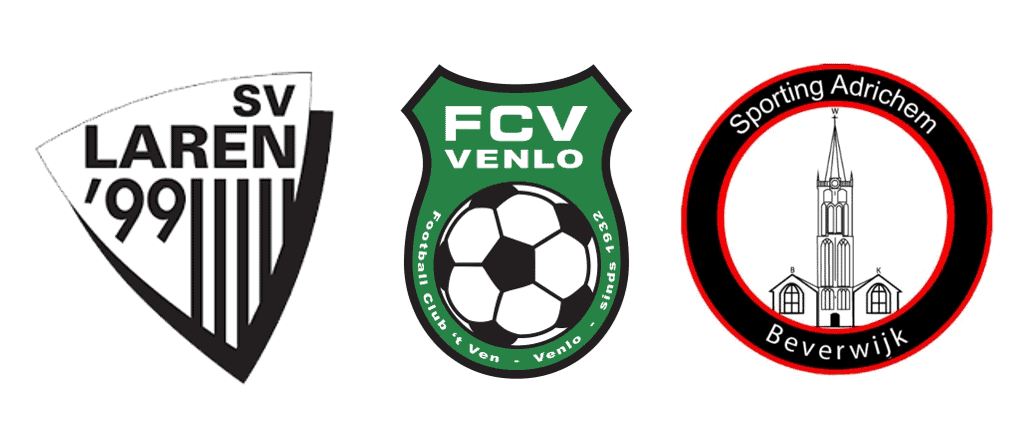 SV Laren ’99, FCV-Venlo en Sporting Adrichem